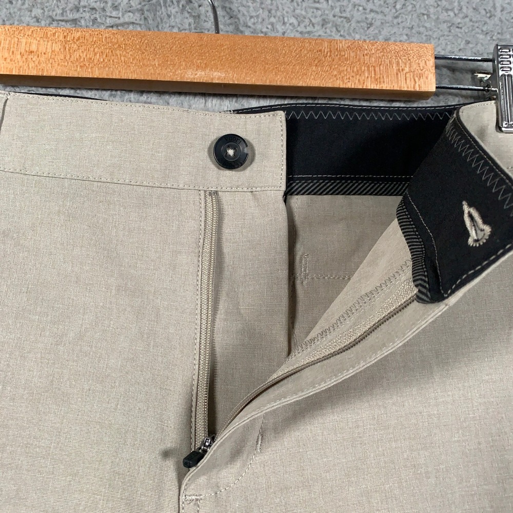 Vuori Aim Pant Men's 33 Khaki Slim Straight Performance Stretch Chino Trousers - Picture 5 of 9